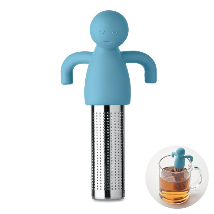 Infuseur à thé à personnaliser Ninot bleu bébé